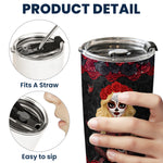 I'm Not Sugar & Spice And Everything Nice Day Of The Dead - Personalized Tumbler 6