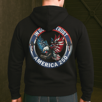 In God We Trust America 250 - Back Printed Shirt