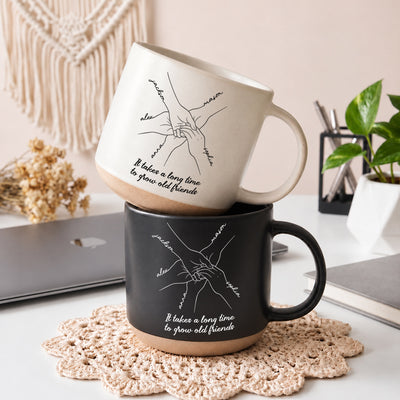 It Takes A Long Time To Grow An Old Friend, Bestie - Personalized Mug