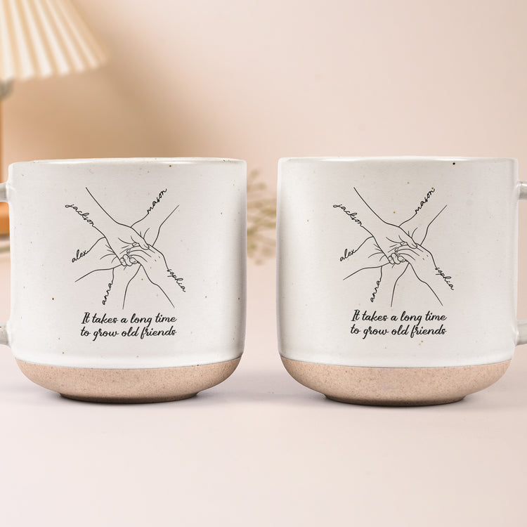 It Takes A Long Time To Grow An Old Friend, Bestie - Personalized Mug 6