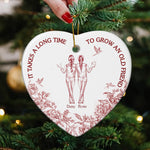 It Takes A Long Time To Grow An Old Friend Gifts For Besties Friends Sisters - Personalized Ornament 2