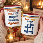 It's The People Who Make The Difference Gifts For Coworkers - Personalized Mug 1
