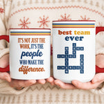 It's The People Who Make The Difference Gifts For Coworkers - Personalized Mug 4