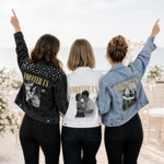 I've Got Your Back Always Forever Us Custom Photo Gifts For Wife Girlfriend - Personalized Denim Jacket 5
