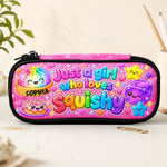 Just A Girl Who Loves Squishy Gift For Squishy Hunter - Personalized Pencil Case 1