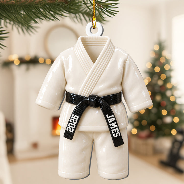 Karate Kid - Custom Name Belt & Name - 3D Printed - Personalized Ornament 2