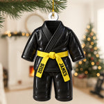 Karate Kid - Custom Name Belt & Name - 3D Printed - Personalized Ornament 3