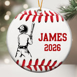 Keepsake Gift For Baseball Softball Lover - Personalized Ornament 3