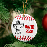 Keepsake Gift For Baseball Softball Lover - Personalized Ornament 5