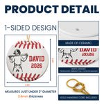 Keepsake Gift For Baseball Softball Lover - Personalized Ornament 7