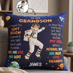Kid Cartoon Character Hug This Gift - Personalized Pillow 1