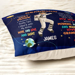 Kid Cartoon Character Hug This Gift - Personalized Pillow 3