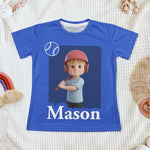 Kid Cartoon Character Toy Box - Personalized Kids Clothing Set 3