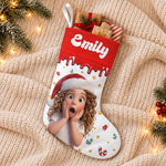 Kid Cartoon Version Christmas - Personalized Stocking 3