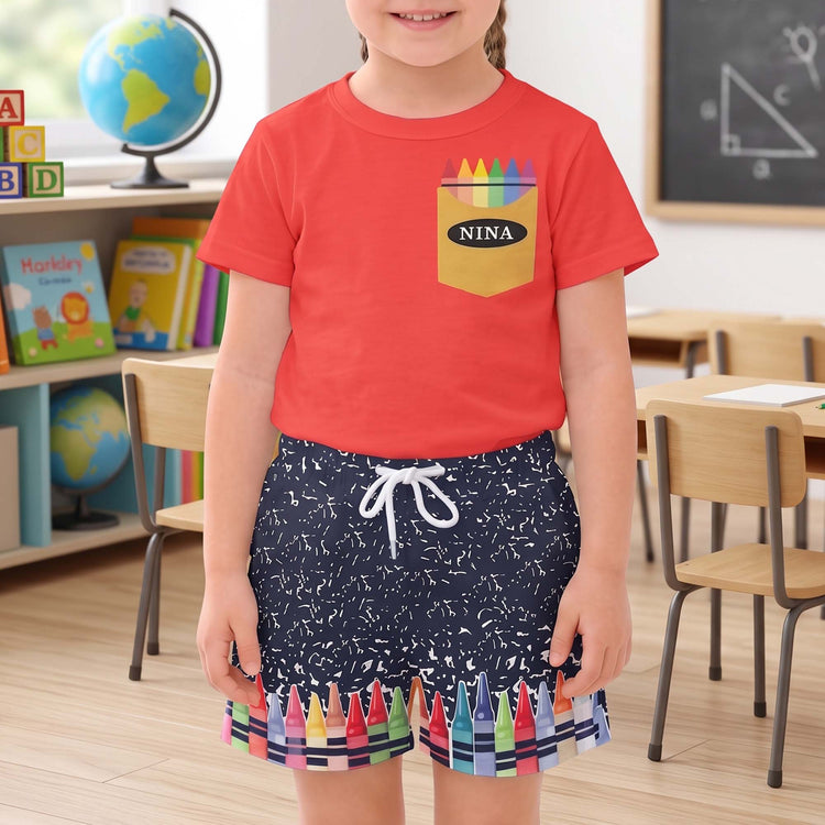 Kid Crayon Design - Personalized Kids Clothing Set 1