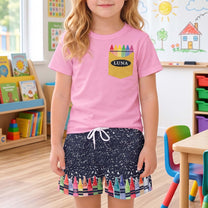 Kid Crayon Design - Personalized Kids Clothing Set 4