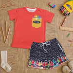Kid Crayon Design - Personalized Kids Clothing Set 5