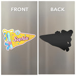Kid Custom Name Pennant Locker - Personalized Magnet 4