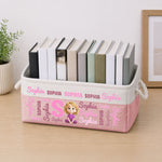 Kid Name Pattern - Personalized Storage Basket 2