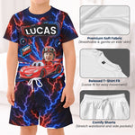 Kid Racing Custom Photo - Personalized Kids Clothing Set 5