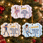 Kids Favorite Things Christmas Keepsake - Personalized Ornament 2