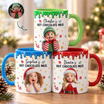 Kid'S Hot Chocolate Cartoon Version Christmas - Personalized Mug 1