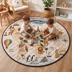 Kids Playroom Decor - Personalized Quilted Mat 1