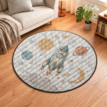 Kids Playroom Decor - Personalized Quilted Mat 3