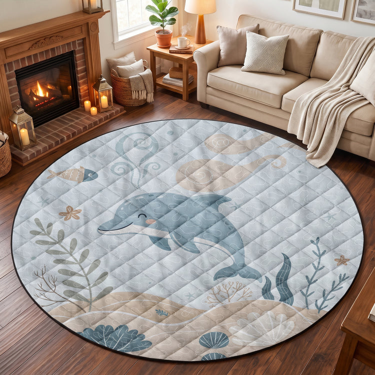 Kids Playroom Decor - Personalized Quilted Mat 4