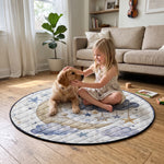 Kids Playroom Decor - Personalized Quilted Mat 5