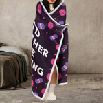 Knitting Funny Quote Gift For Knitting Lover - Personalized Blanket 3