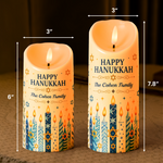 Led Candle Lights For Hanukkah Decoration - Personalized Candle 6