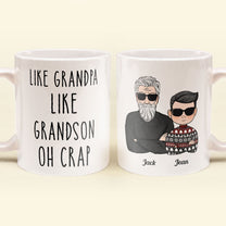 Like Grandparents Like Grandchildren Oh Crap - Personalized Mug