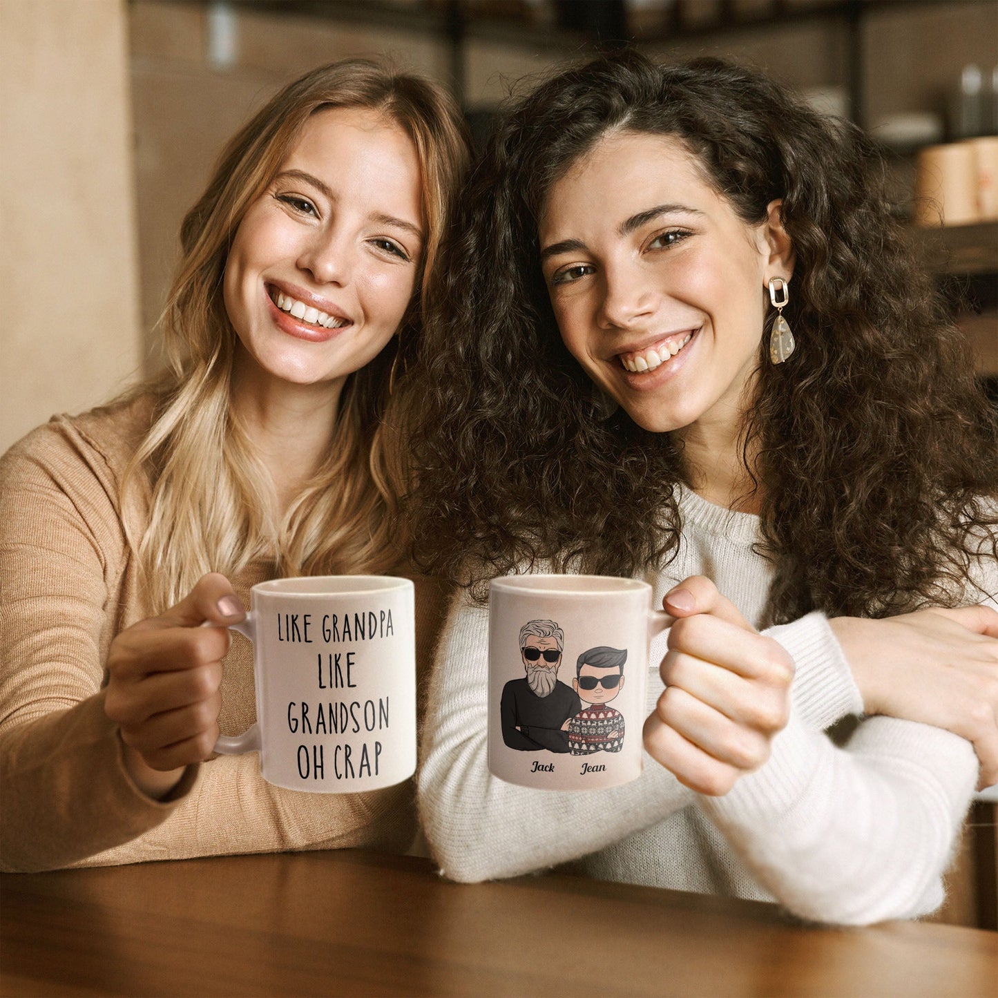 Like Grandparents Like Grandchildren Oh Crap - Personalized Mug