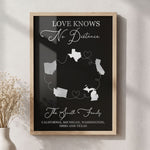 Long Distance Always Under The Same Style Foil Printed Wall Art - Personalized Poster 3
