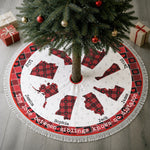 Long Distance Family Christmas Decoration - Personalized Tree Skirt 1