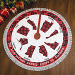 Long Distance Family Christmas Decoration - Personalized Tree Skirt 2