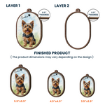 Loss Of Pet Gifts Custom Photo Oil Painting - Personalized Ornament 4