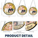 Love You Mom, Grandma Gifts For Her Mother's Day Christmas Gifts - Personalized Window Hanging Suncatcher 6