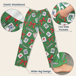 Mahjong Custom Name Gift For Mahjong Lovers, Mahjong Girls - Personalized Lounge Pants 5