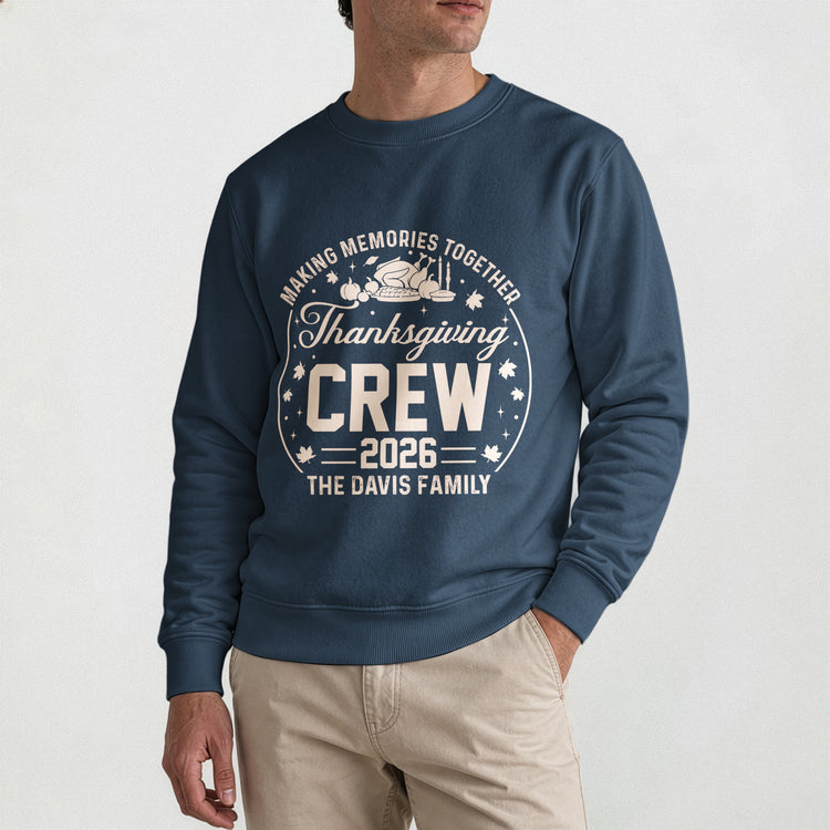 Making Memories Together, Thanksgiving Crew - Personalized Shirt 5