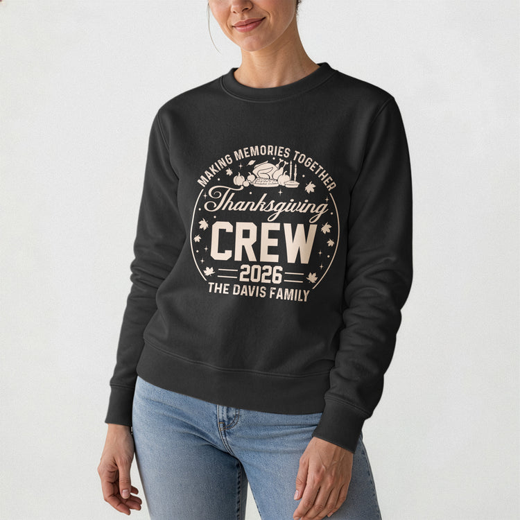 Making Memories Together, Thanksgiving Crew - Personalized Shirt 6