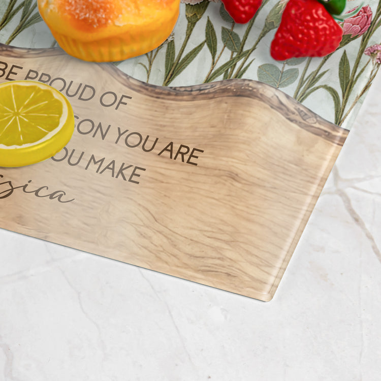 May You Be Proud Appreciation Charcuterie Tray Plaque, Coworker, Nurse, Doctor - Personalized Cutting Board 5