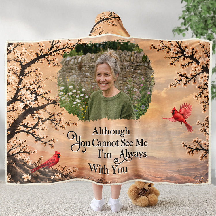 Memorial Forever In My Heart Custom Photo New Version - Personalized Blanket Hoodie 6