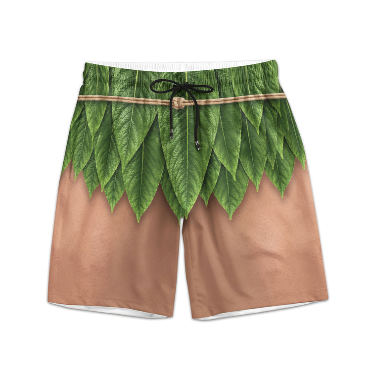 Men’s Funny 3D Aloha Hawaiian, Summer Bachelor Party Costume, Adult Humor Halloween Cosplay - Personalized Shorts 5