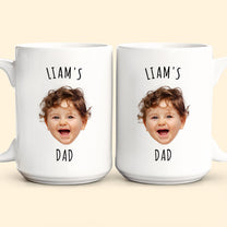 Custom Baby Face Gift For Family Mom Dad Grandparents - Personalized Photo Mug