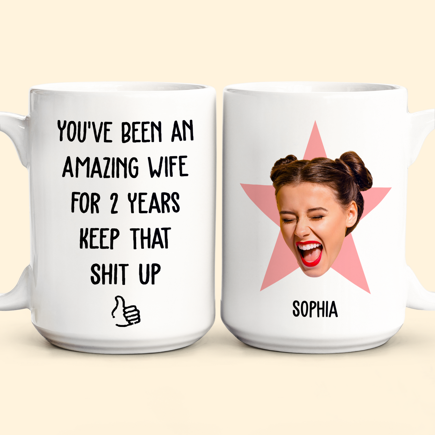 You've Been An Amazing Wife Funny Anniversary Gift - Personalized Photo Mug