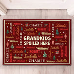 Grandkids Spoiled Here - Customize With Kids Names - Personalized Doormat 6