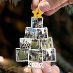 Photo Golfing Christmas Tree - Personalized Acrylic Photo Ornament