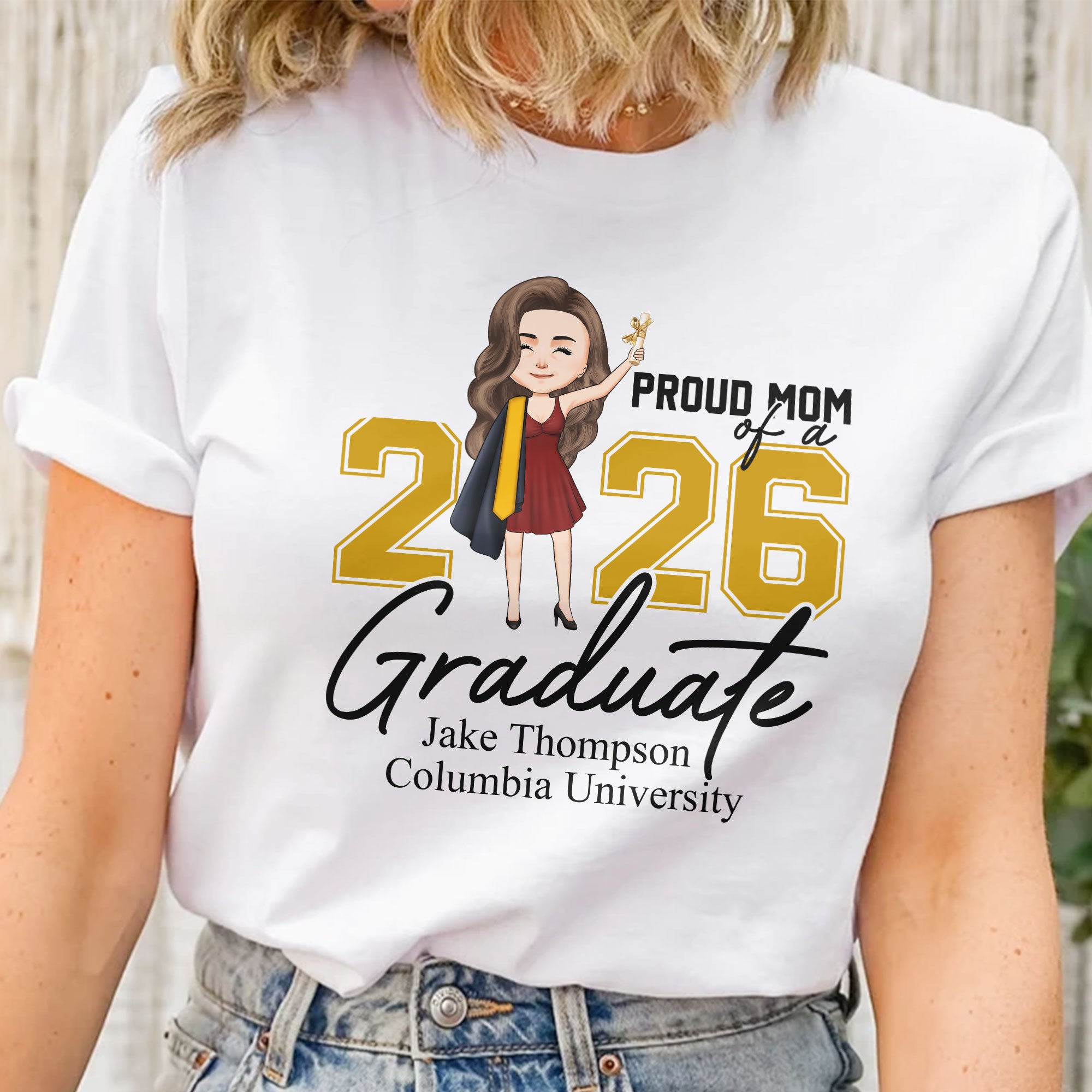 Proud Family Of A Graduate - Personalized Shirt